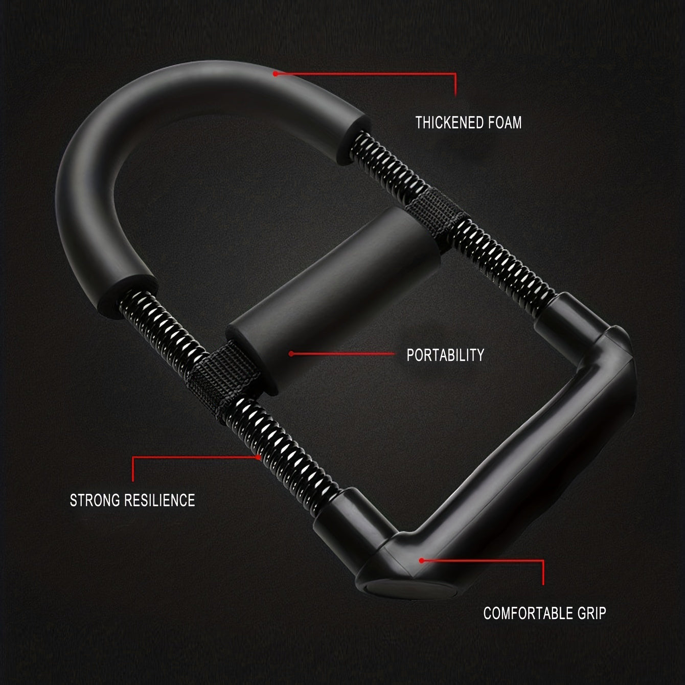 Arm Muscle & Grip Strength Trainer – Adjustable Resistance